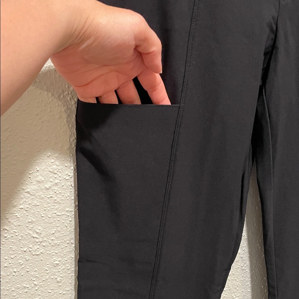 Athleta Wander Slim Women's Black Straight Leg Pants - Picture 6 of 9